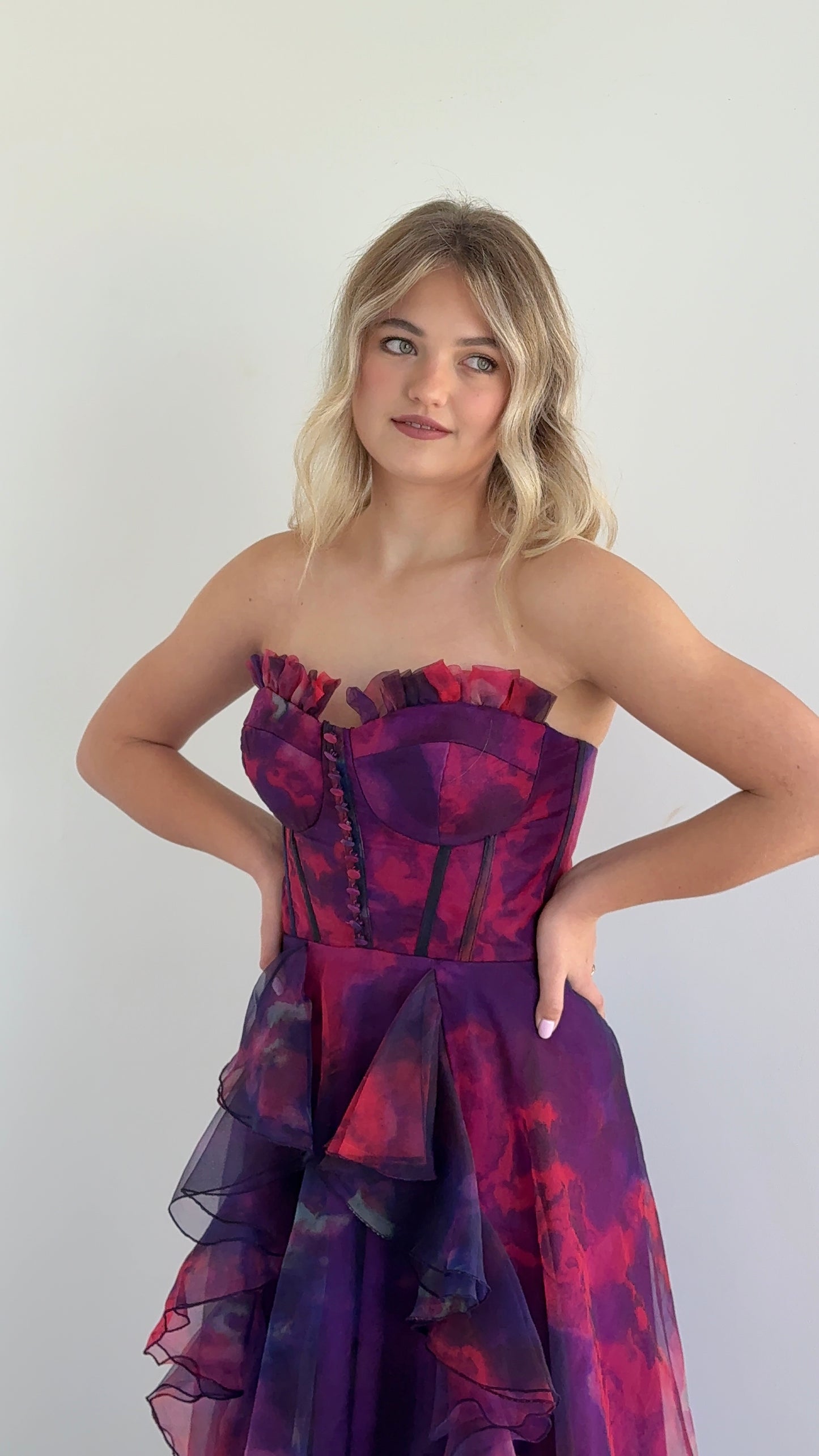 The Midnight Bloom Gown