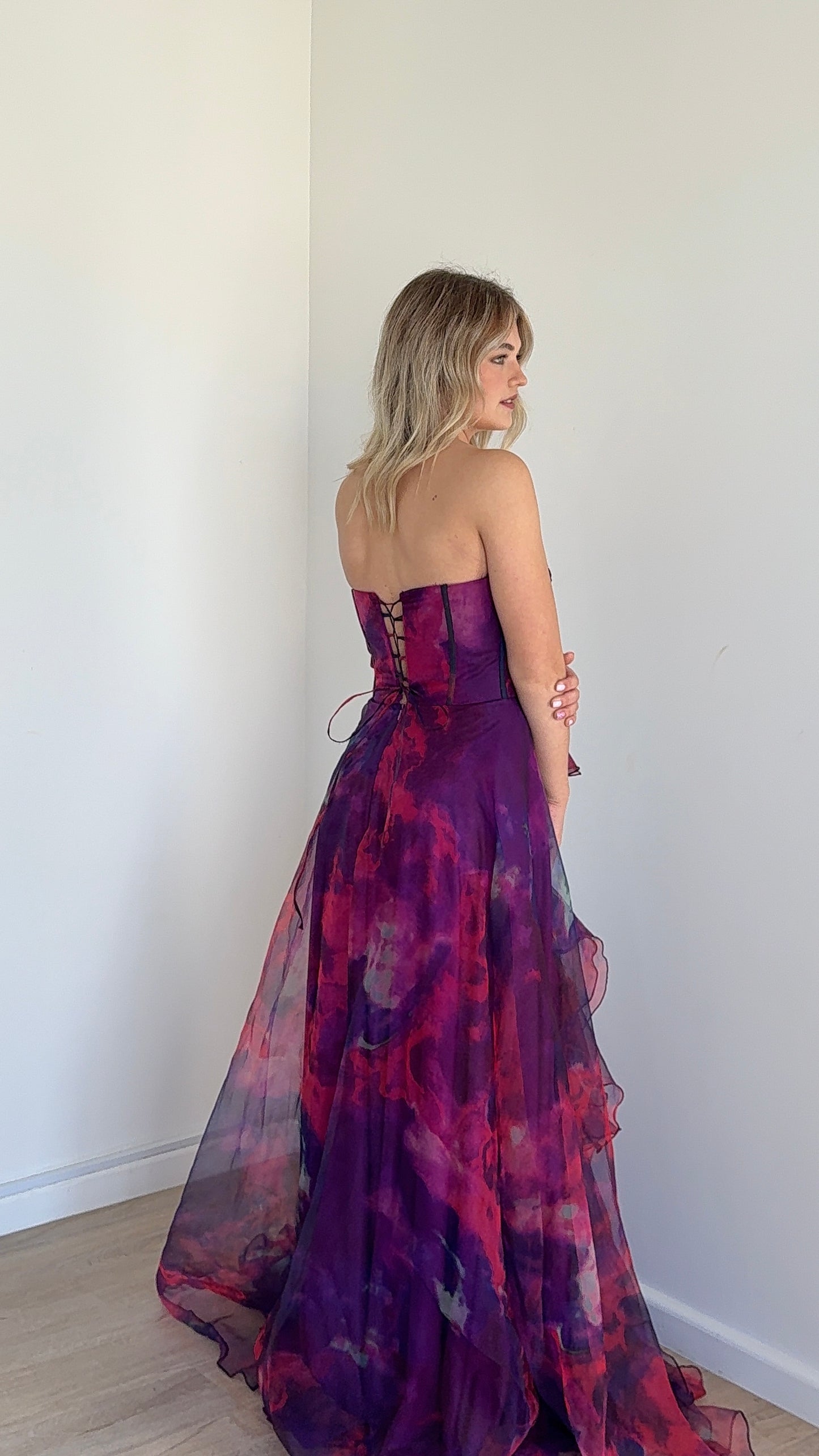 The Midnight Bloom Gown