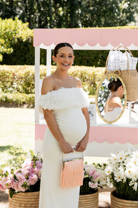 The Baby in Bloom Dress