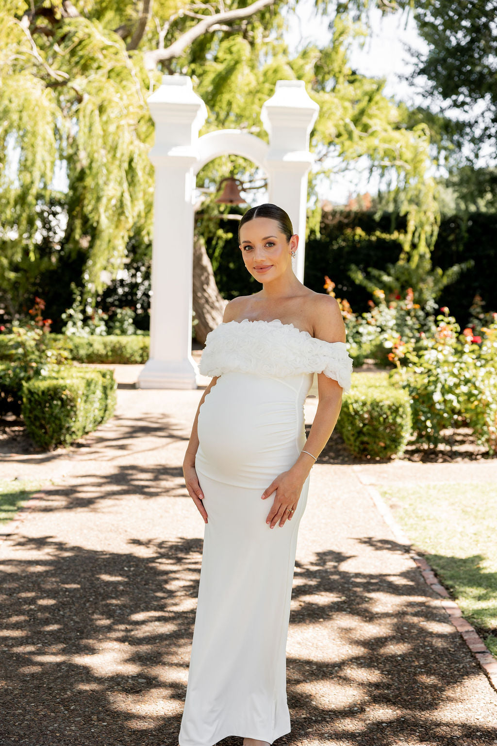 The Baby in Bloom Dress