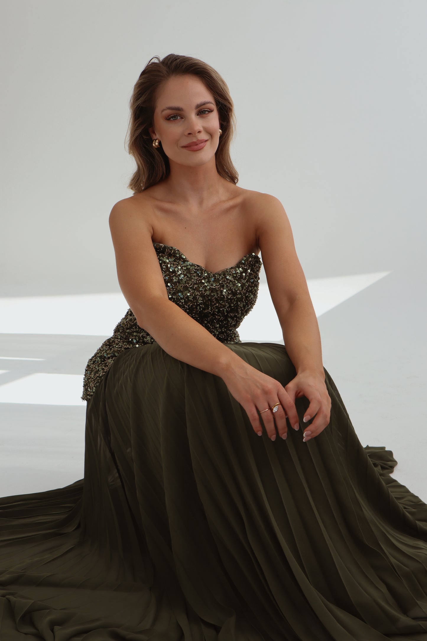 The Olive Elodie Gown