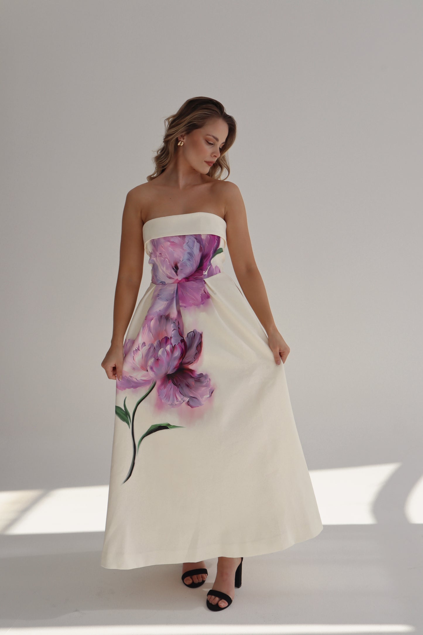 The Annalise Peony Print by Club L London