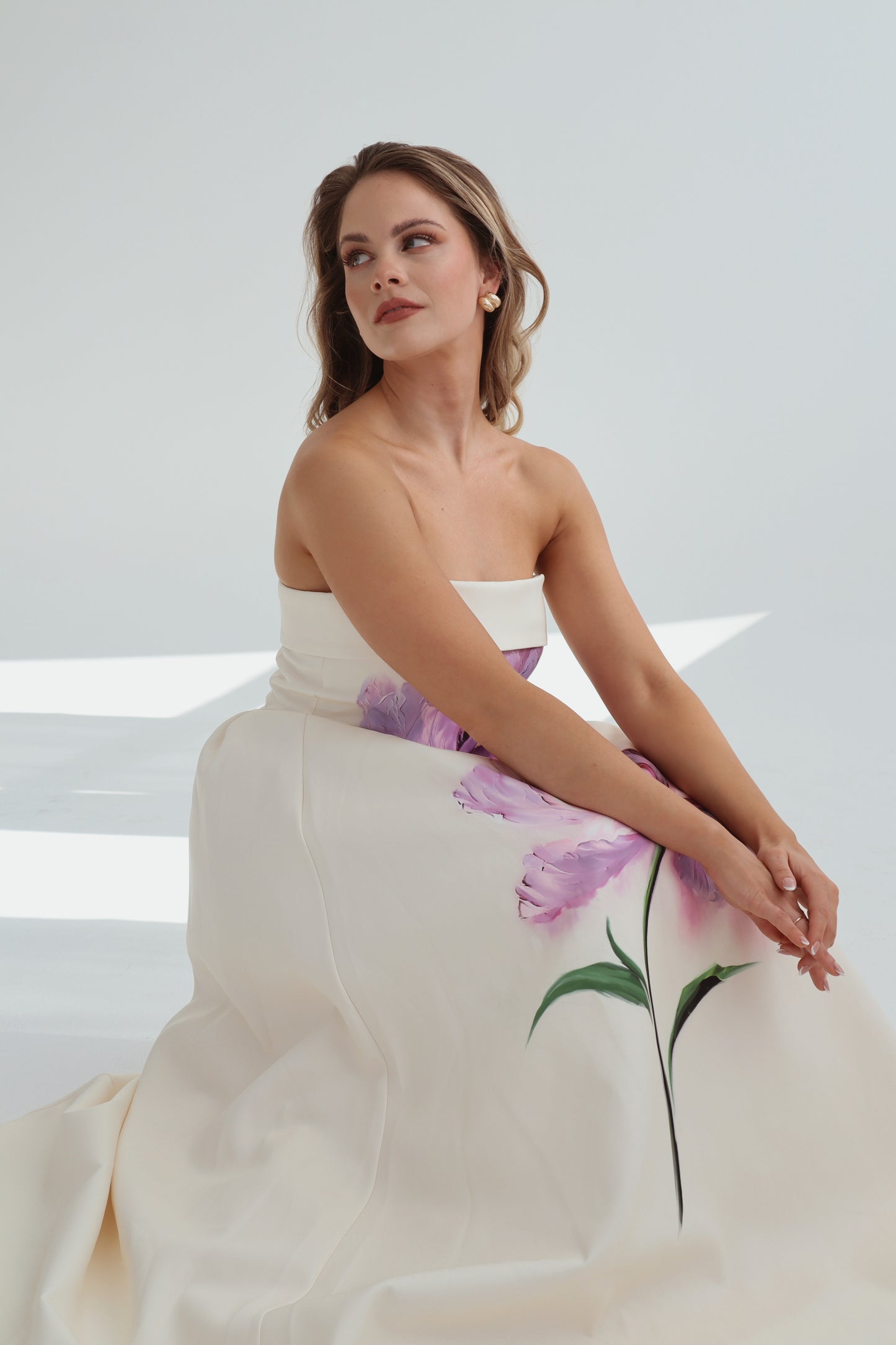 The Annalise Peony Print by Club L London