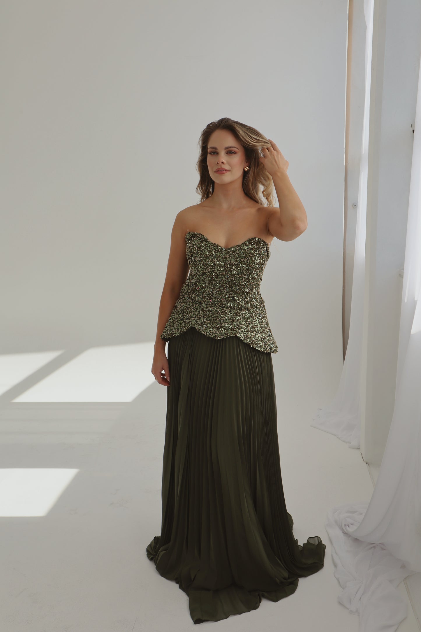 The Olive Elodie Gown